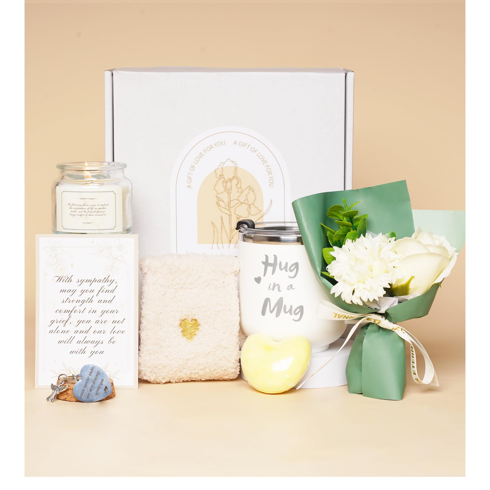 Sympathy Gift Baskets Sympathy for Loss of a Loved One Condolences In Memory of Father Mother Wife Husband Sister Friend mom Best Bereavement Gifts Sorry For Your Loss Gifts