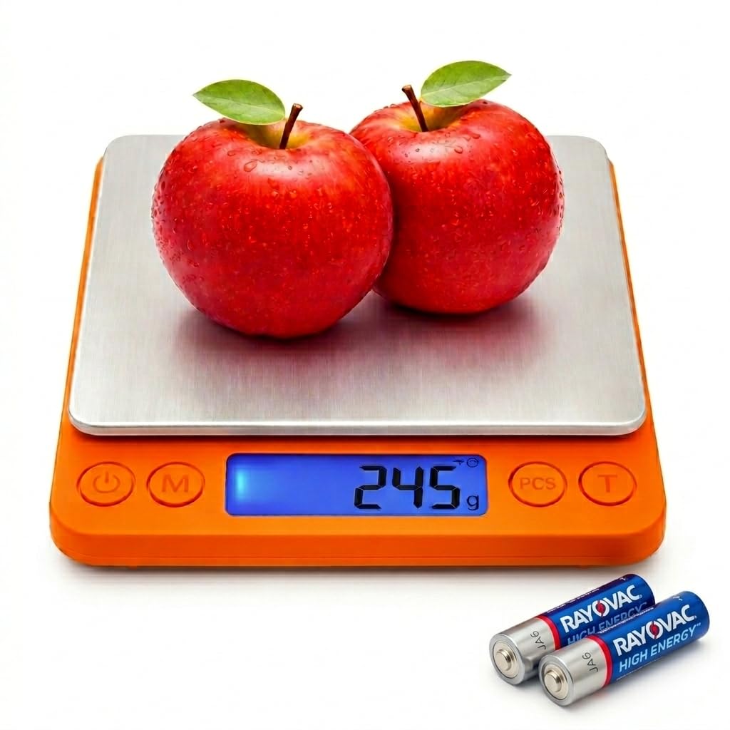 Strive 3000g x 0.1g High Accuracy Digital Gram Pocket Scale. Precision Sensor for Herbs, Powders. Food, Coffee, Jewelry, and More. Portable & Durable Design. Multi-Use Scale for Home/Professional Use