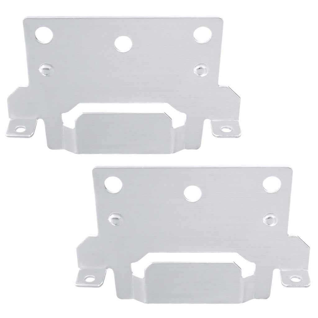 116791 Mounting Plate Bed Frame Mounting Plates/Brackets Replacement for lKEA Bed Frame Part # 116791 Fits for Hemnes Malm Brimnes Tarva Kritter (2 Packs)