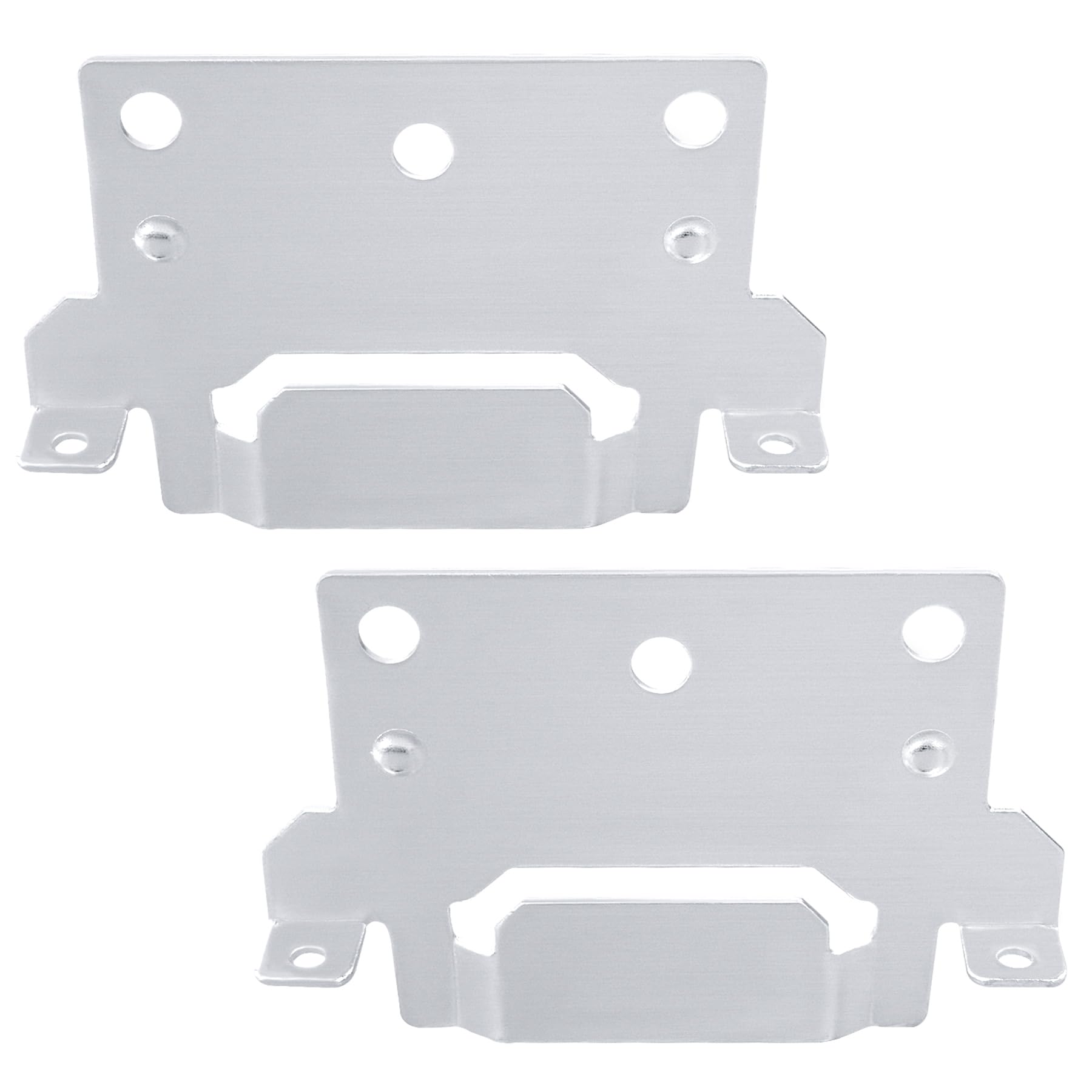 116791 Mounting Plate Bed Frame Mounting Plates/Brackets Replacement for lKEA Bed Frame Part # 116791 Fits for Hemnes Malm Brimnes Tarva Kritter (2 Packs)