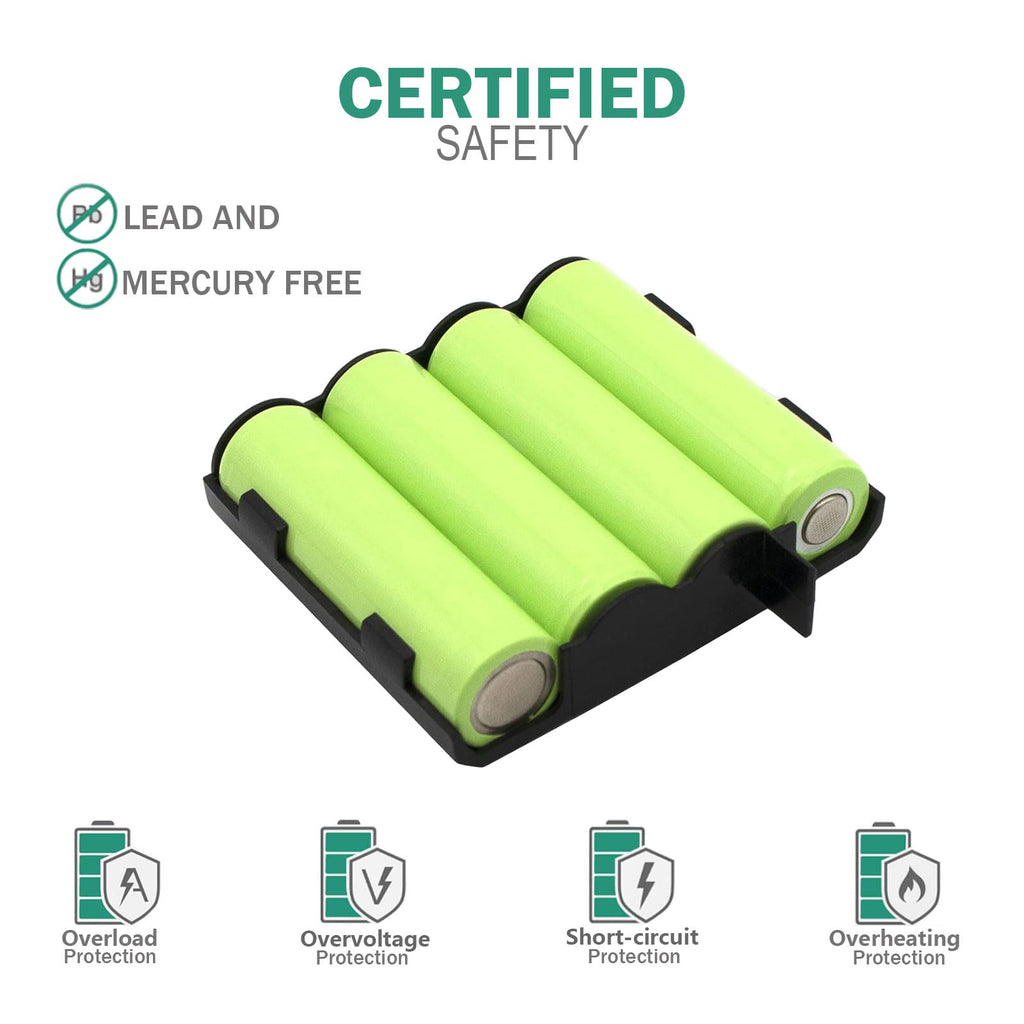 MAUSOCELA 2000mAh Replacement Comp'ex 4H-AA1500 Battery, Compatible with Sport Elite, Voor Fit 1.0, Fit 3.0, SP 2.0, SP 4.0, Elite 2.0, Physio 5, Mi-Theta 600, Theta 500, Rehab 400 Battery