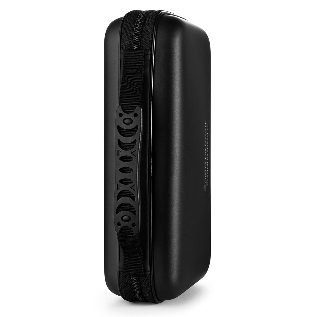 LIOVODE DVD Case, 96 Capacity EVA CD Case Holder Storage Organizer Portable Protective DVD Wallet Holder for Car (96 Capacity, Black96)