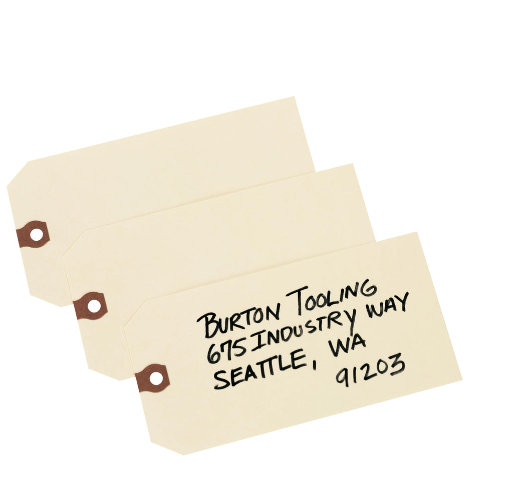 Manila Shipping Tags, Manila, 2-3/4" x 1-3/8", 1000/BX