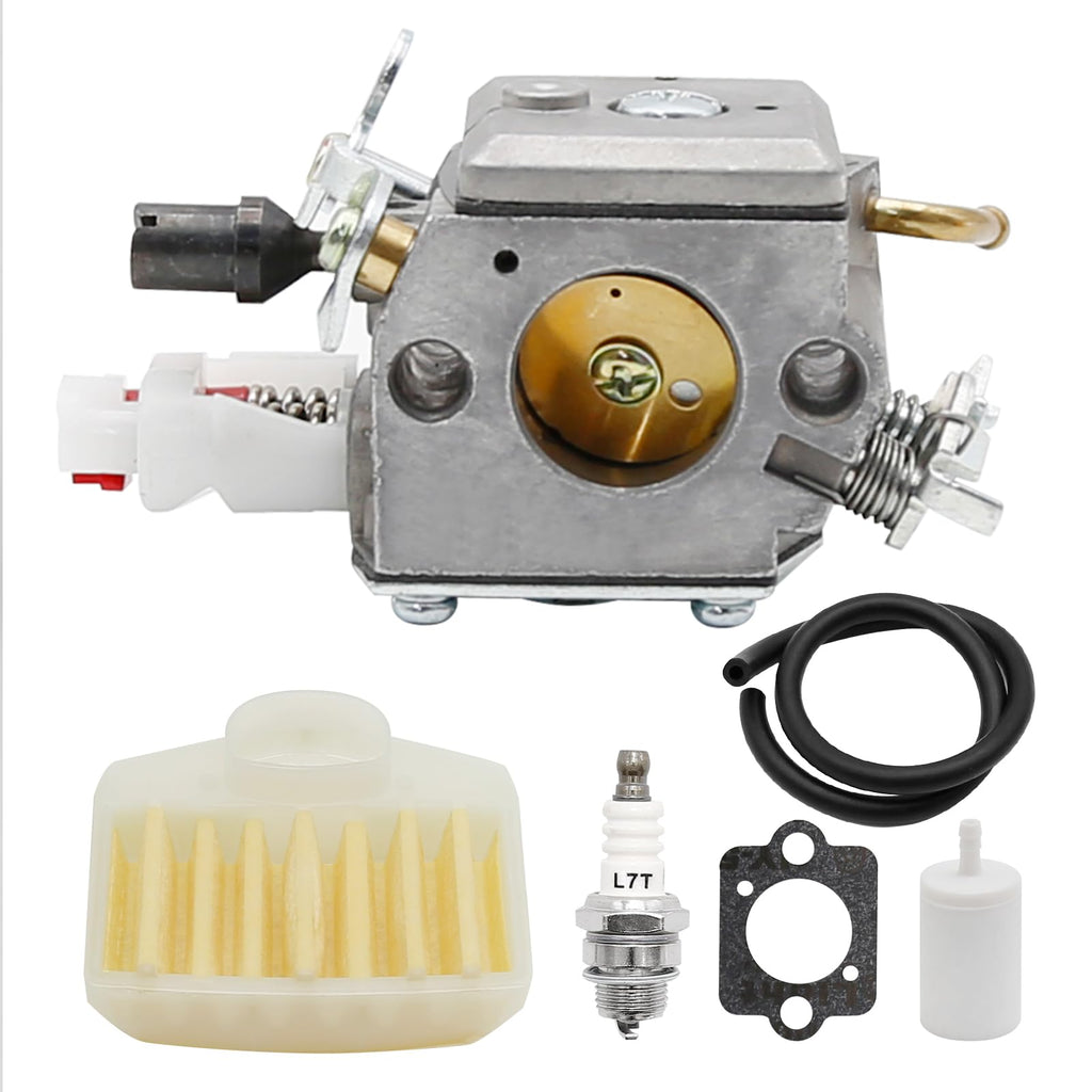 Zreneyfex 503283208 Carburetor Replacement for Husqvarna 340 345 346 350 351 346XP Chainsaw with Air Fuel Filter Line Intake Manifold