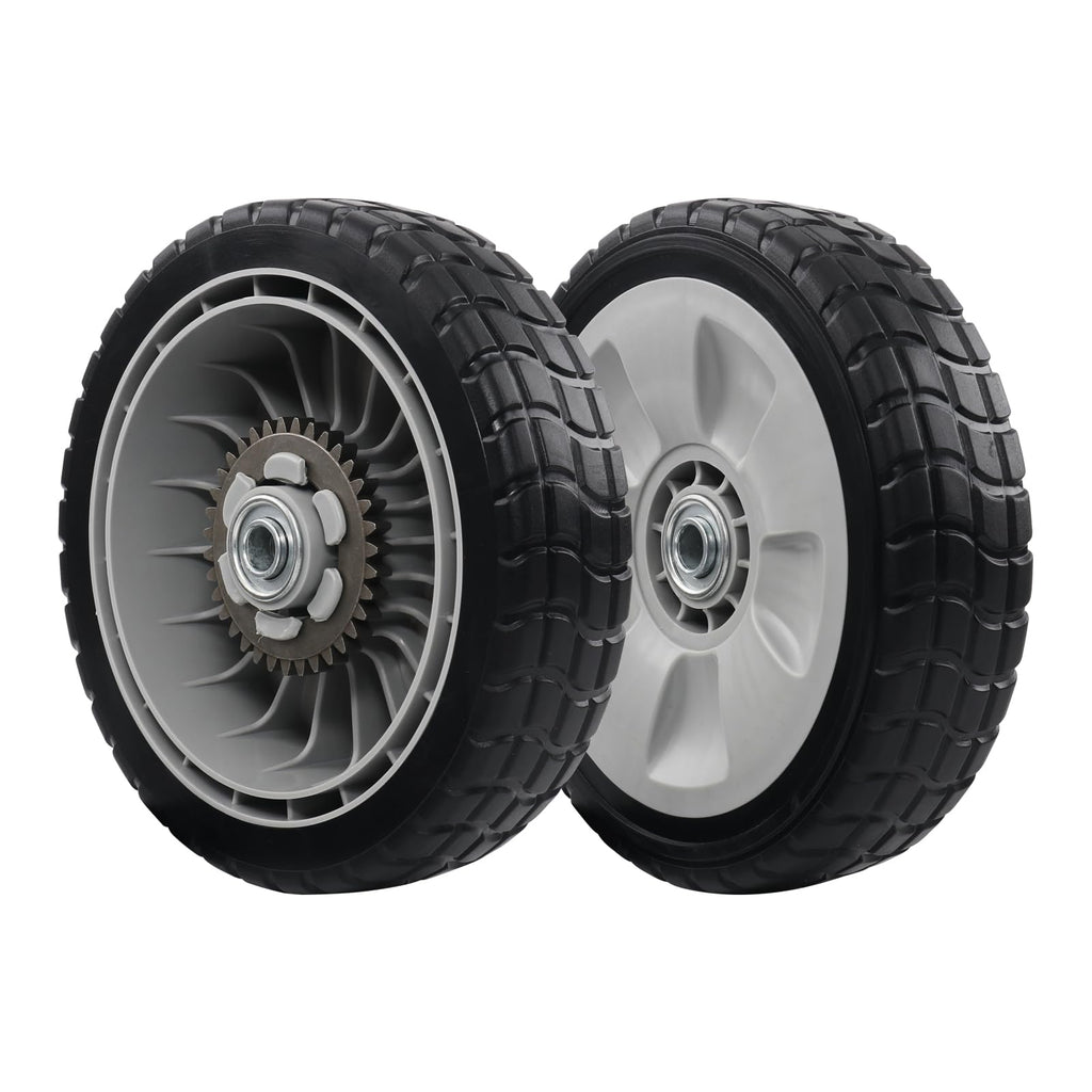 HRR216 Lawn Mower Drive Wheels Kit 2 Pcs Rear Wheels 42710-VE2-M02ZE Replace for Honda HRR216 HRS216 HRT216 Walk-behind Lawn Mower