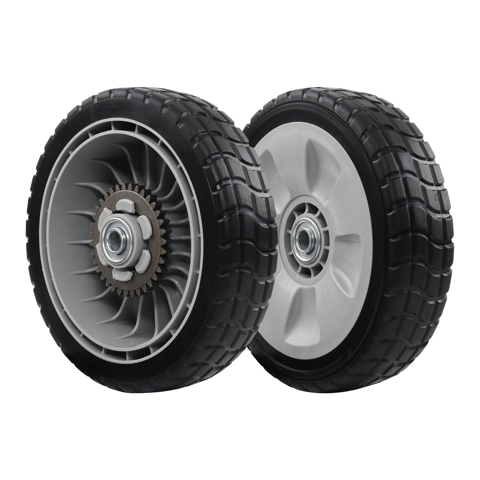 HRR216 Lawn Mower Drive Wheels Kit 2 Pcs Rear Wheels 42710-VE2-M02ZE Replace for Honda HRR216 HRS216 HRT216 Walk-behind Lawn Mower