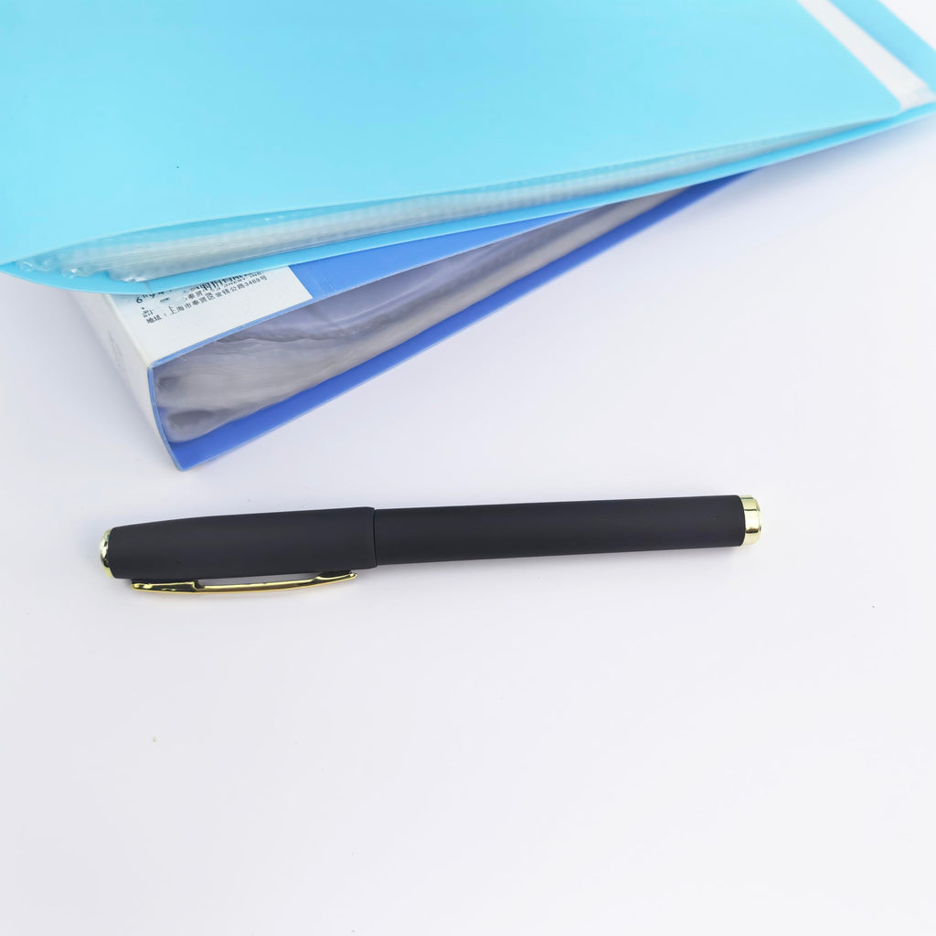 Fengtaiyuan 07P18, Gel Ink Rollerball Pens, Black Ink, Fine Point, 18 Pack, Writing Smooth, Cool Pens (0.7mm-Black-18Pack)