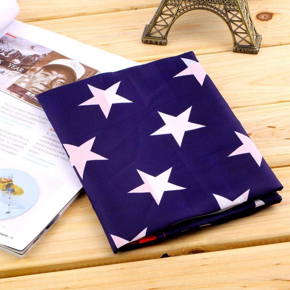 2Pack American&Canada Flag 3x5 Ft. Printed Stars and Stripes USA Candian Flags With Brass Grommets CA US Flag All Weather Outdoors Indoors Banner