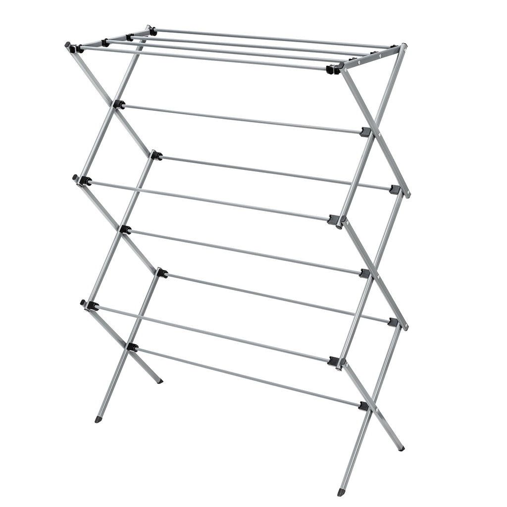 Honey-Can-Do Oversize Collapsible Clothes Drying Rack DRY-09066 Silver, 50 lbs