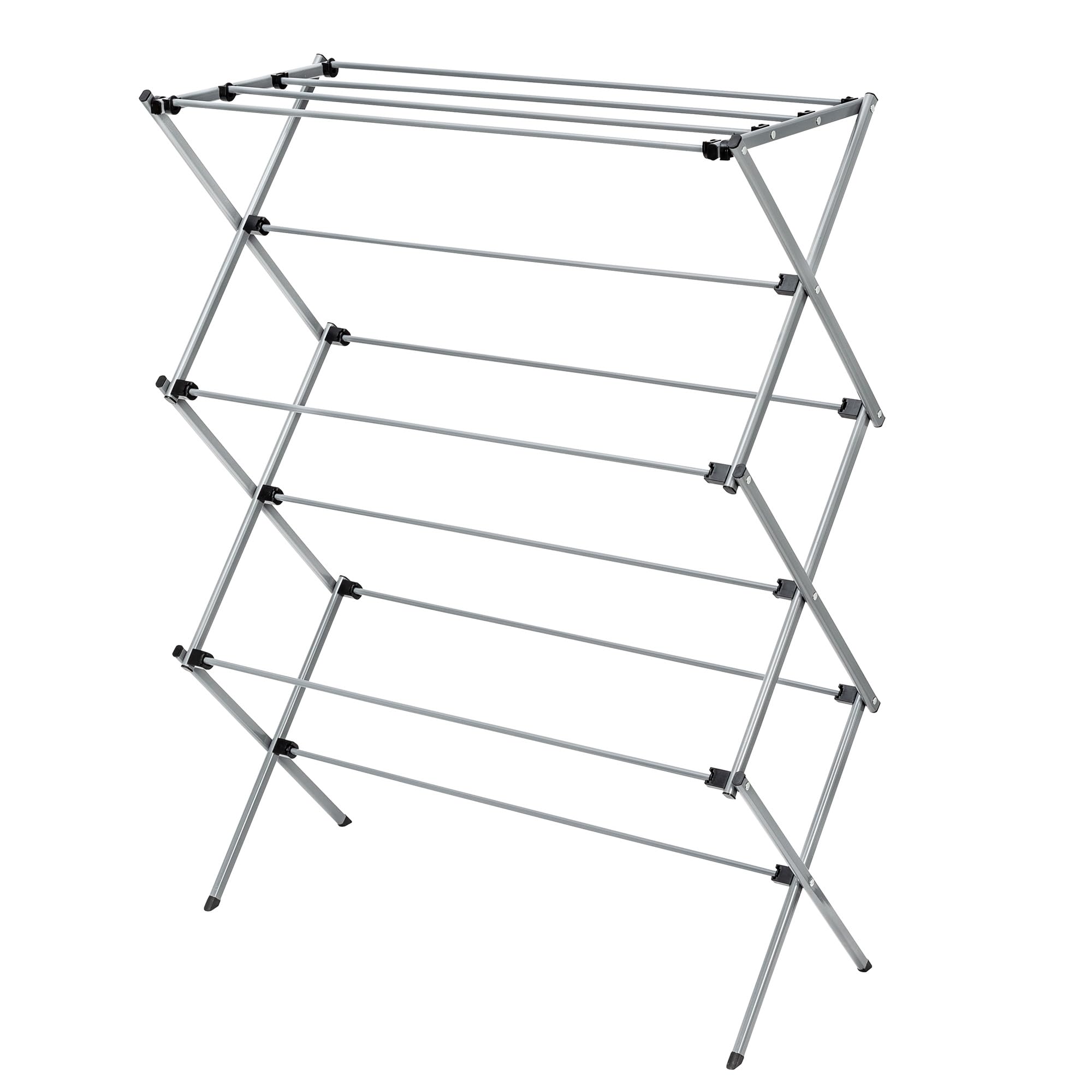 Honey-Can-Do Oversize Collapsible Clothes Drying Rack DRY-09066 Silver, 50 lbs
