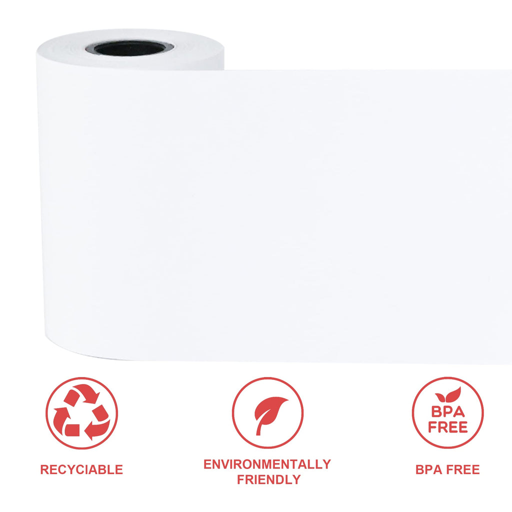L LIKED 2 1/4" x 50' Thermal Paper Receipt Rolls, 24 Rolls Cash Register POS Receipt Paper