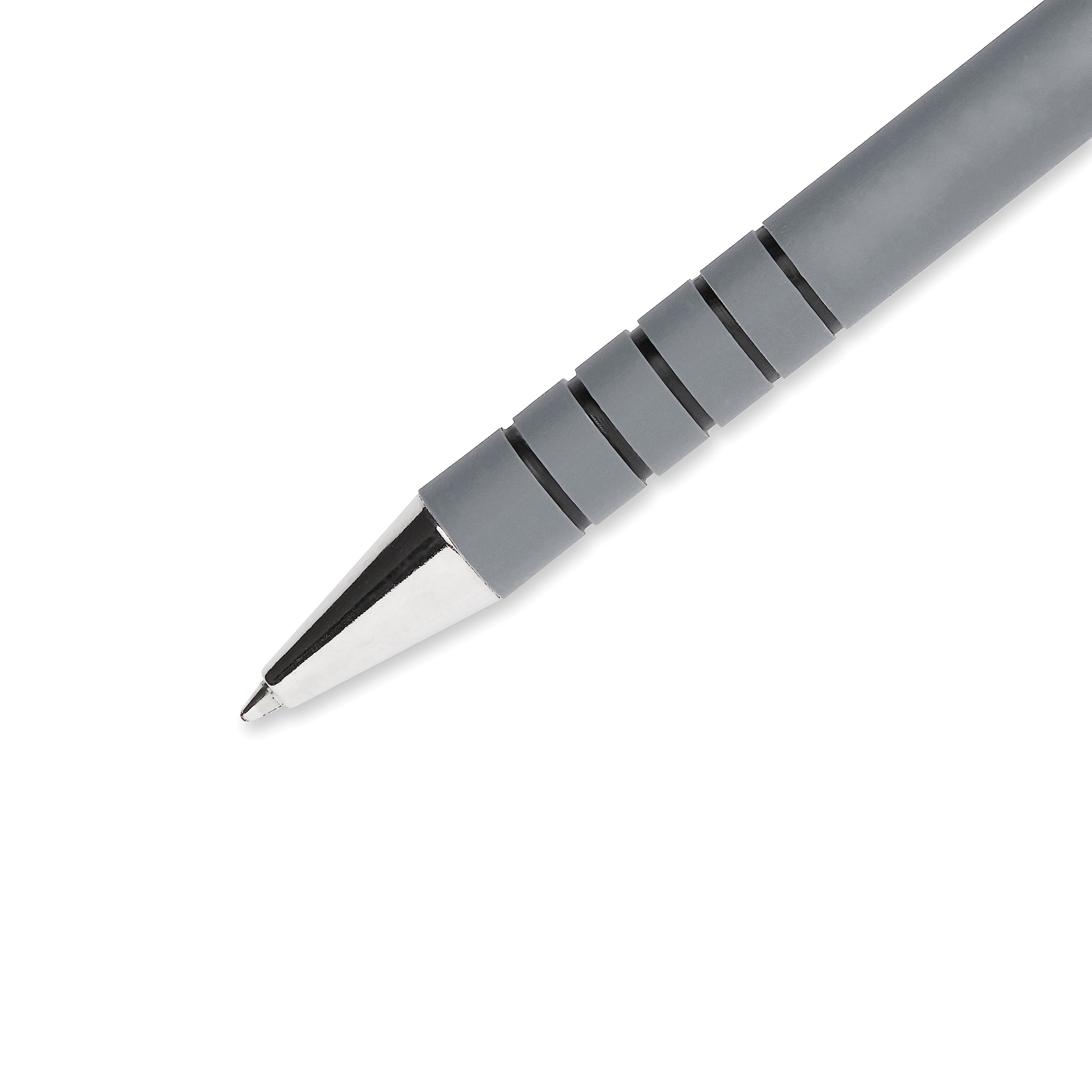 Paper Mate FlexGrip Ultra Retractable Ballpoint Pens, Fine Point (0.8 mm), Black, 12 Count