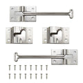 Vkinman 2 Pcs RV T-Style Door Holder 304 Stainless Steel RV Door Latch Trailer RV Screen Door Latch 6 Inch Camper Door Latch Trailer RV Door Holder