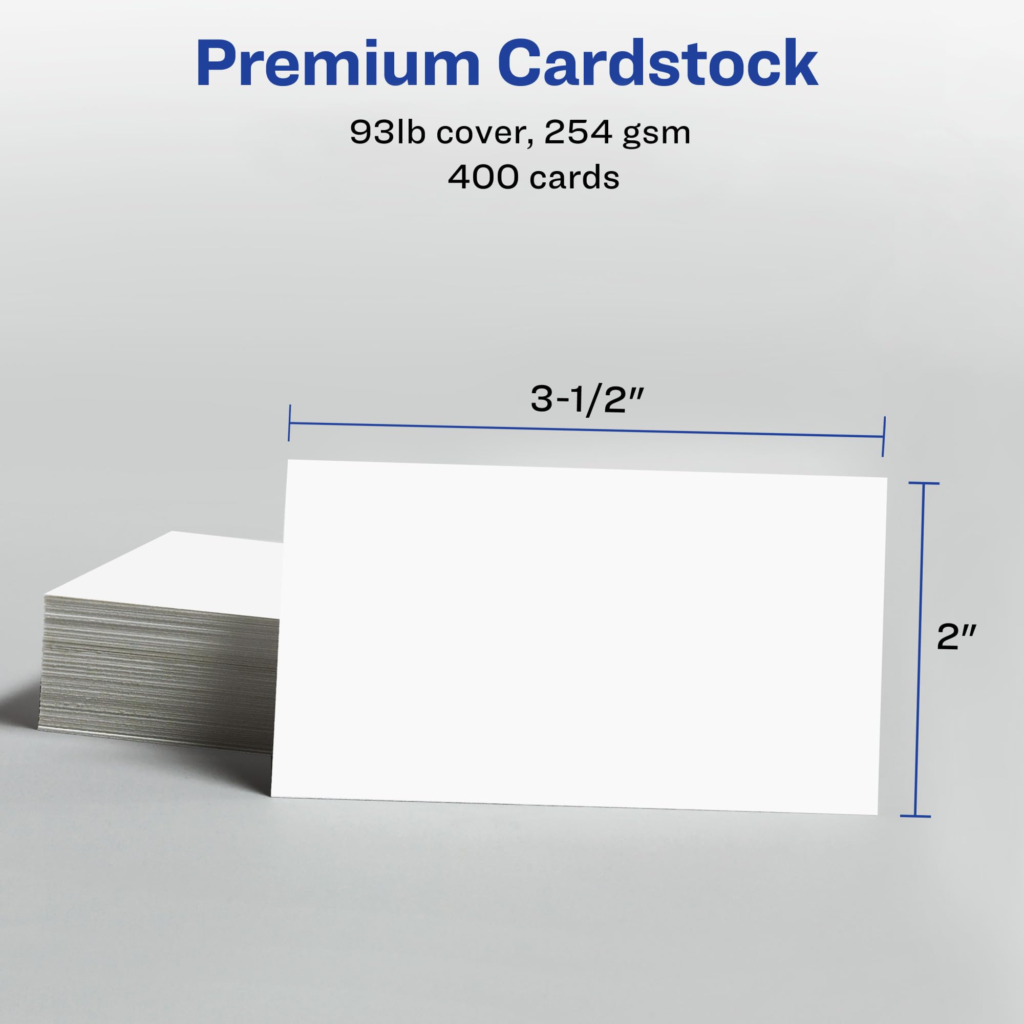 Two-Side Printable Premium Clean Edge Business Cards with