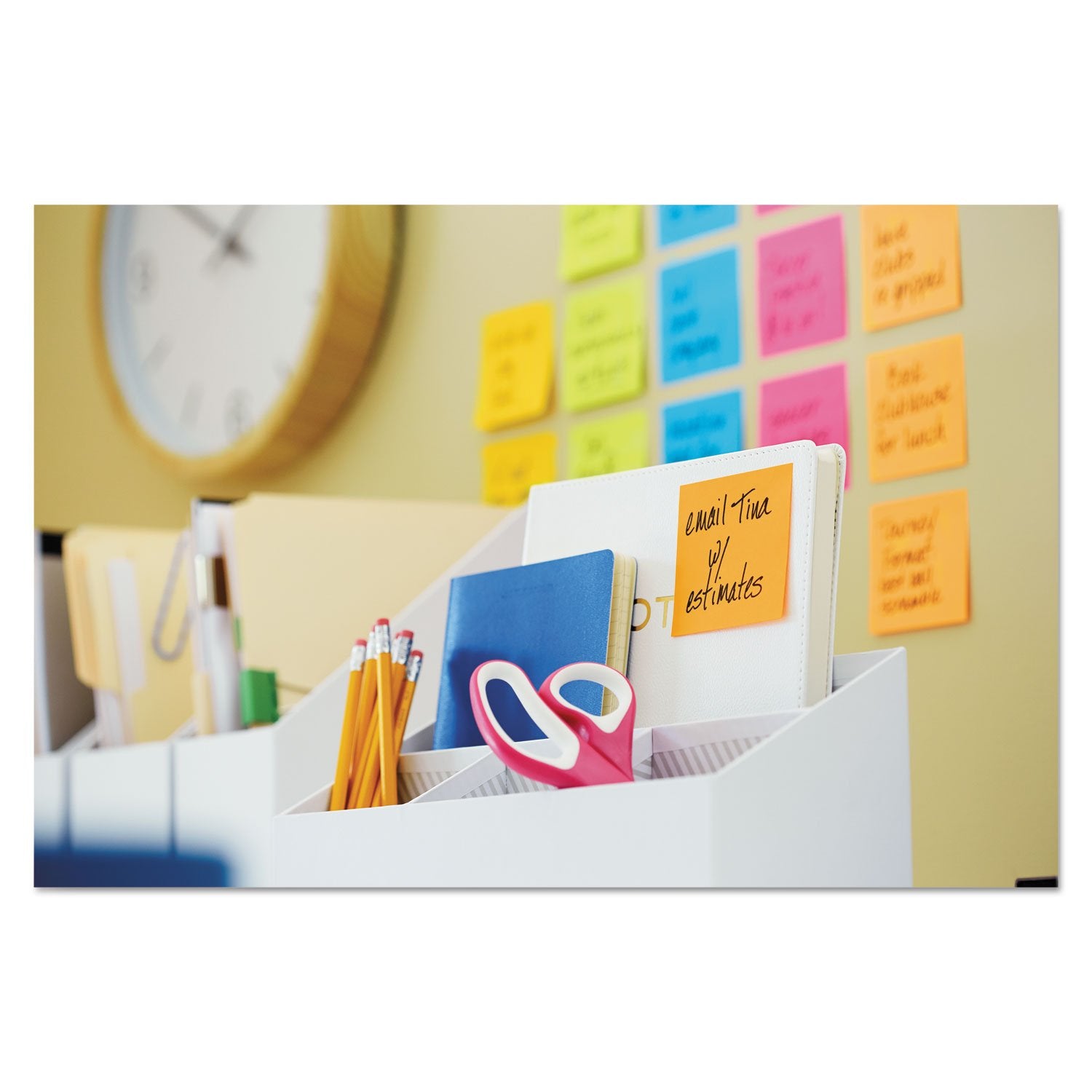Post-it Super Sticky Notes, 3 in x 3 in, Rio de Janeiro Collection, 24 Pads, 70 Sheets/Pad, Cabinet Pack (654-24SSAU-CP)