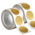 600PCS 1 Inch Scratch Off Sticker Round Labels Scratch Off Card Stickers Circle Self Adhesive Labels for Lottery Tickets DIY Reward Cards (Gold)