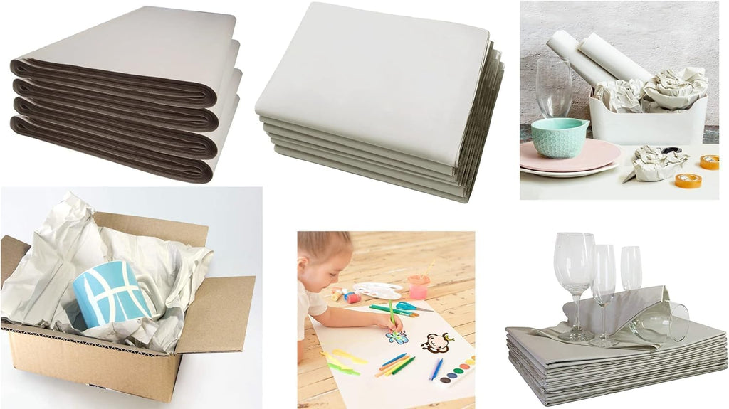 100 Sheets Packing Paper for Moving, Newsprint Paper for Packing Wrapping, Wrapping Paper for Packaging Glasses Dishes - Must Have Moving Supplies Box Filler(12 * 24in)