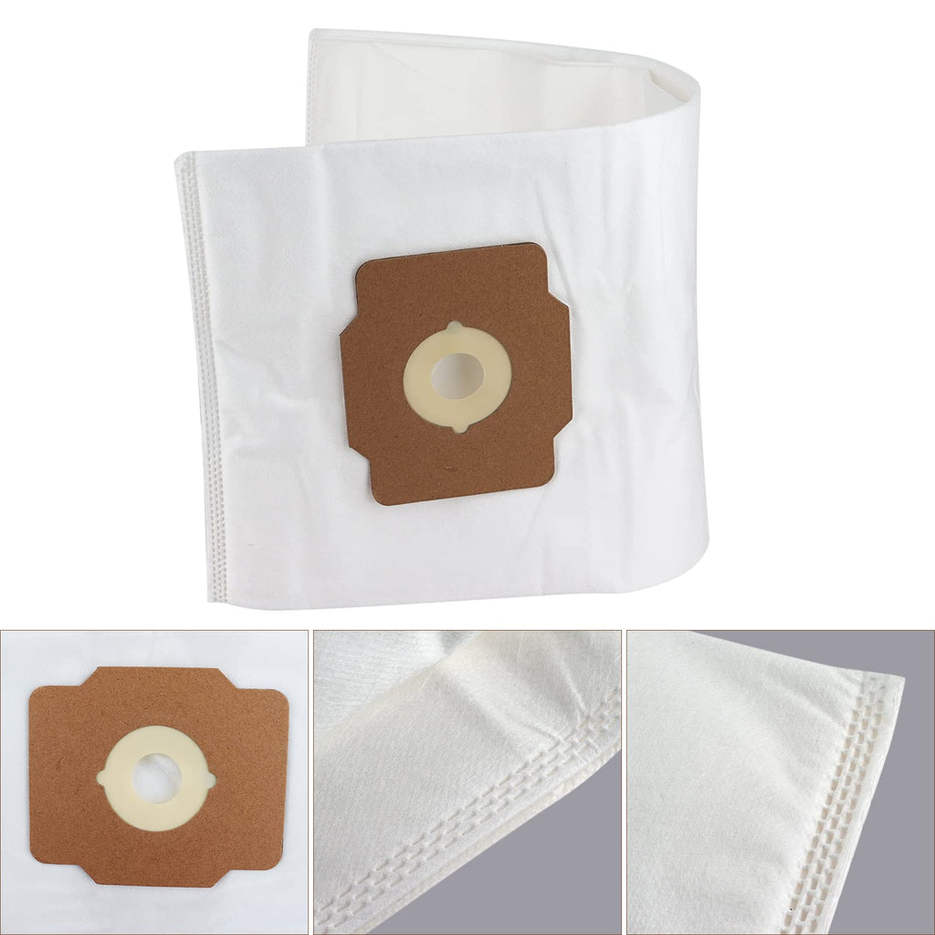 6 Pack Central Vacuum Bags Replacement for Beam, Electrolux, Eureka, Kenmore, Mastercraft, White Westinghouse, Nilfisk, Broan, Husky & Other Central Vac Systems - Non-Woven Cloth Material