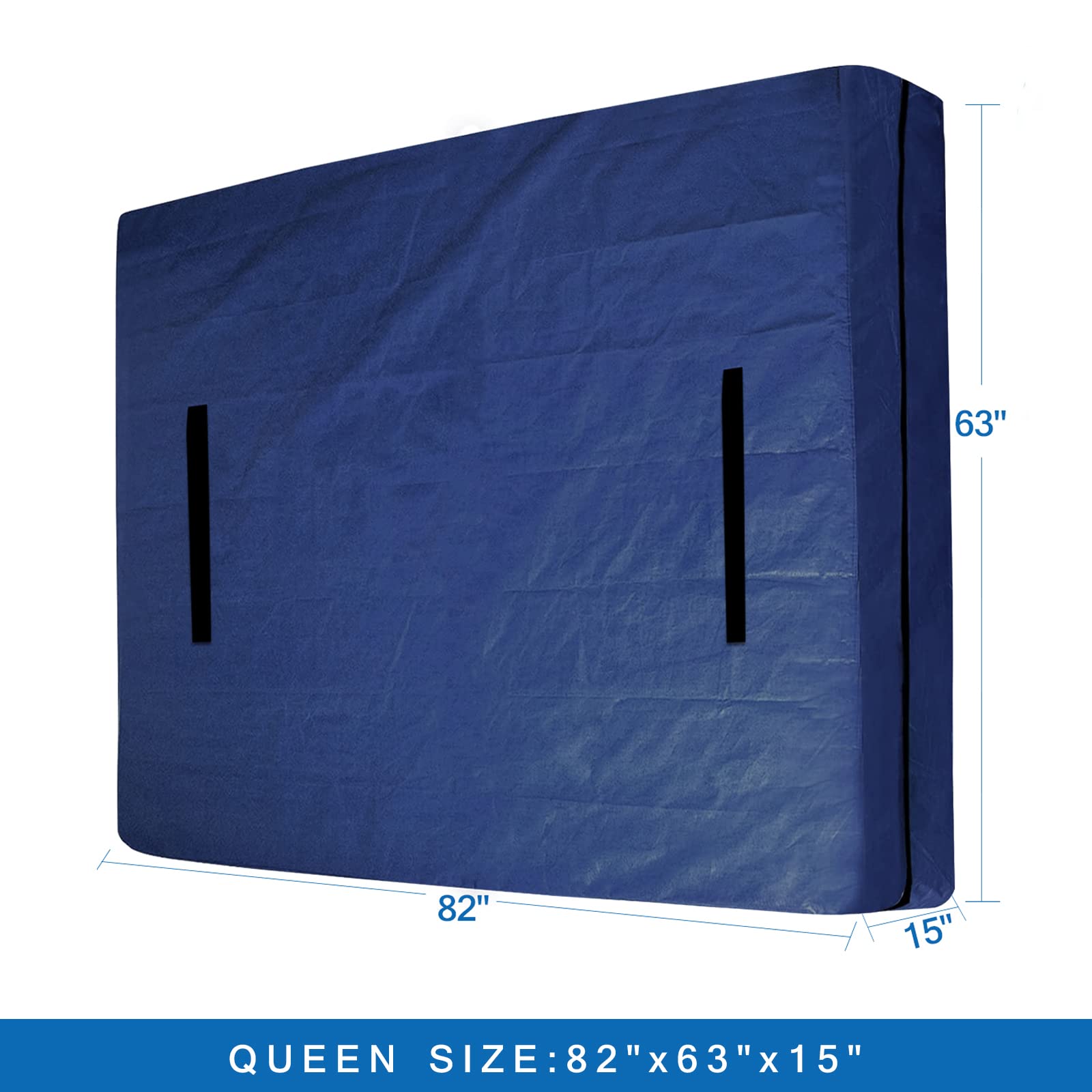 Mattress Bags for Moving and Storage Queen Size - Waterproof Cover With Heavy Duty Handles, Strong Zipper - Reusable Storage Bag, Moving Supplies