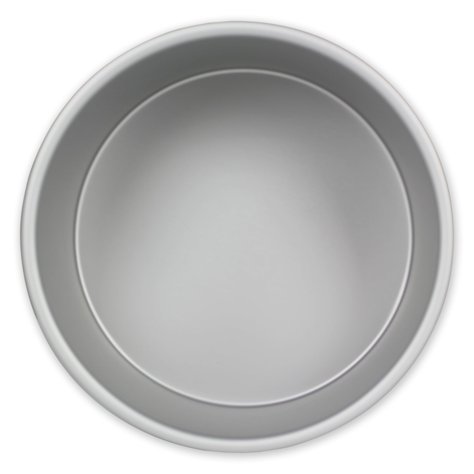 PME RND084 Professional Aluminum Round Cake Pan, 8 x 4, Silver