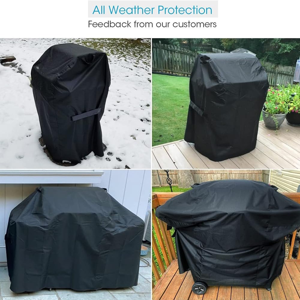 BBQ Grill Cover 50 Inch Heavy Duty Waterproof Barbecue Cover,40-Inch Heavy Duty 210d Oxford Waterproof Grill Cover,Dustproof and Windproof Barbecue Cover for Outdoor Suitable for Most Brands