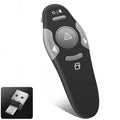 KUIYN Presentation Clicker Remote, Type C&USB Wireless Presenter, PowerPoint Clicker, Slide Advancer Control for Mac︱ Windows︱ Laptop, Support PPT︱Keynote︱Google Slides