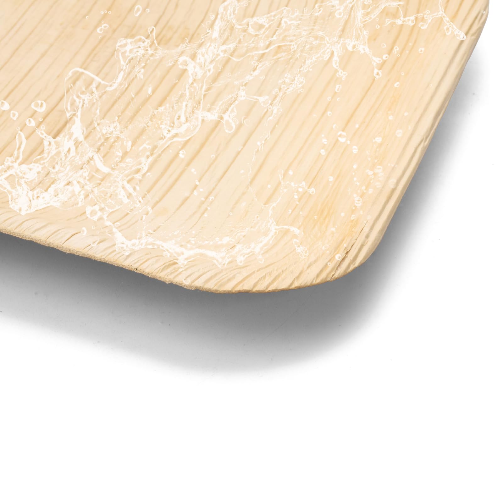 Cididu 35 Pack Palm Leaf Plates Disposable, 6x9 Inch Bamboo Like Plate Rectangle Trays, Mini Charcuterie Board Appetizer Serving Plates for Cheese Dessert Party Wedding BBQ Picnic, Microwave Safe