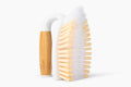 Full Circle Tough Stuff All-Purpose Scrub Brush, White 4.45" x 5.12" x 3.82"