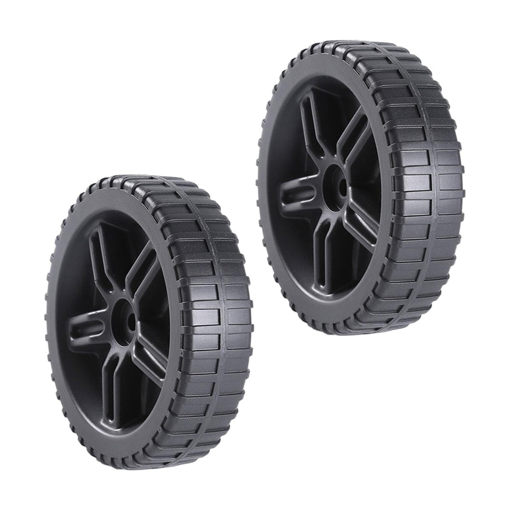B Baosity BBQ Grill Replacement Wheels 7 Inch, 1 Pair Universal Wheels 175x45mm with 10mm Bore for Barbecue Grills Garden Carts Outdoor Equipment
