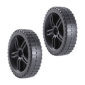 B Baosity BBQ Grill Replacement Wheels 7 Inch, 1 Pair Universal Wheels 175x45mm with 10mm Bore for Barbecue Grills Garden Carts Outdoor Equipment