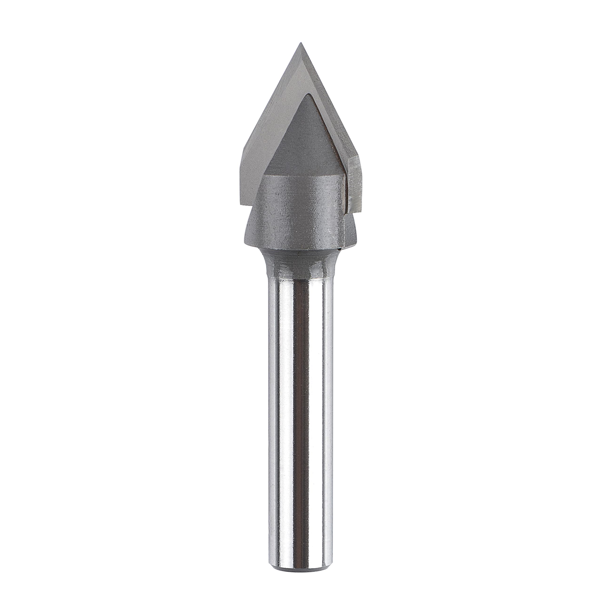SpeTool Carbdie Tip V Groove CNC Engraving Bit Router Bit CNC Woodwork Tools 60 Deg 1/2 Inch Cutter with 1/4 Inch Shank