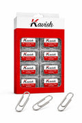 1000 Count Kavish No.1 Paper Clips – 1(10 Boxes x 100) Smooth Steel Wire, Rust-Resistant, 33–35 mm Office Paperclips for Home, School & Workplace