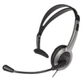 Panasonic KXTCA430S Comfort-Fit Foldable Headset with 2.5mm Jack, Silver