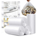 Clear Garbage Bags 220 Count 4 Gallon, Small Waste Basket Trash Bags for Bathroom, Kitchen, Bedroom, 5 Gallon Garbage Bags Unscented Can 15 Liters