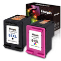 Inktopia Remanufactured Ink Cartridge Replacement for HP 61XL 61 XL (Black Colour) CH563WN CH564WN Combo Pack for HP Deskjet 1000 1050 2510 3510 -Envy 4500 5530 Officejet 4630 4635 Printers