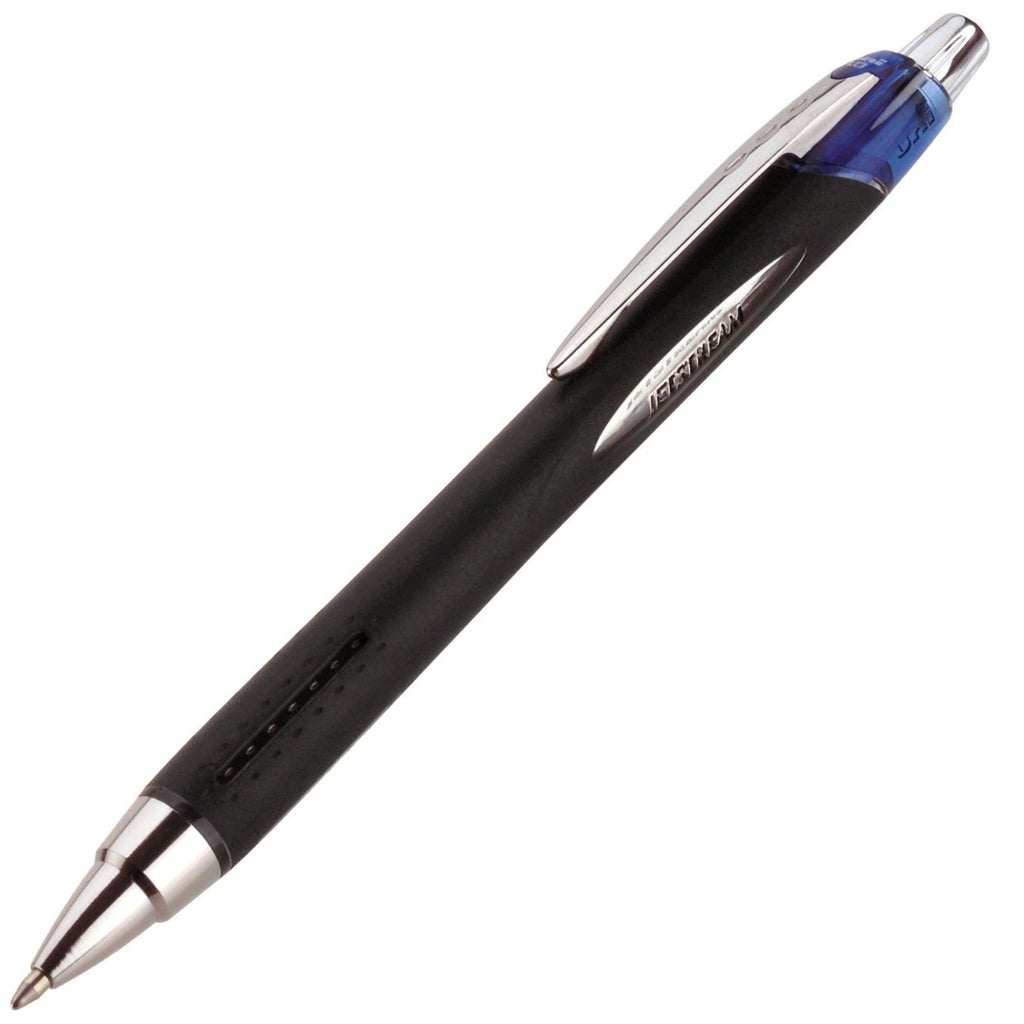 uni-ball Jetstream Rollerball, Retractable Roller Ball Pen Bold-1.0mm, 12 Pack, Blue Ink (73833)
