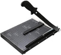 12 Inch Heavy Duty Paper Cutter,Metal Base Guillotine Paper Cutter for A4 Craft and Photo,Dual Paper Guide Bars Trimmer Slicer,12-Sheet Capacity Professional Paper Cutter Slider for Home Office