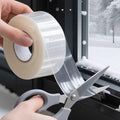 20Mil Thick Window Weather Sealing Tape, 2in x 66ft Transparent Window AC Insulation Air Conditioner Sealing Tape, No Residue
