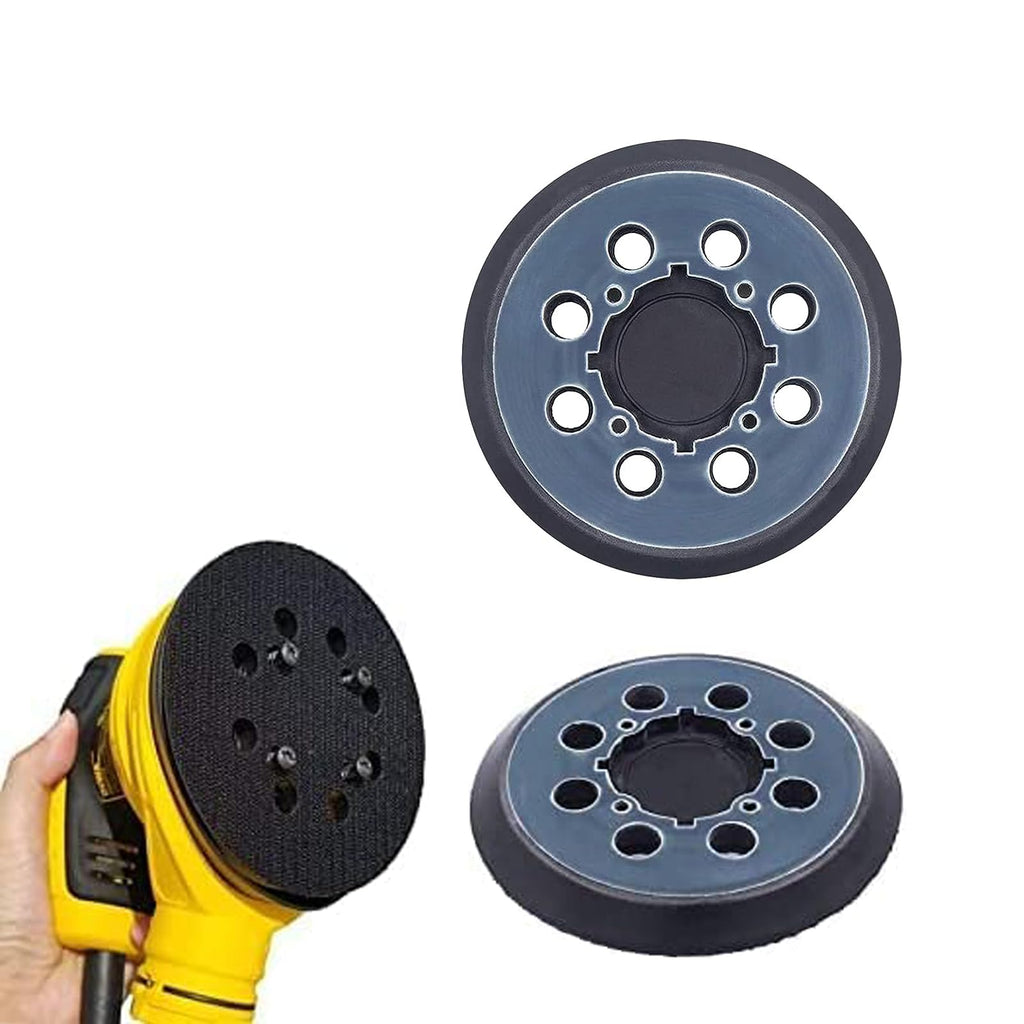 2 Pack 5 Inch 8 Holes Hook and Loop Replacement Sander pad Compatible with Dewalt Random Orbital Sander for DeWalt DWE6423/6423K, DWE6421/6421K, DCW210B, DWE64233 N329079