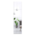 EVENLIVE® Full Length Mirror Tiles, Frameless Wall Mirrors 12 Inches 4 Pieces, Body Long Mirror for Home Gym, Door, Closet, Room - Easy to Install