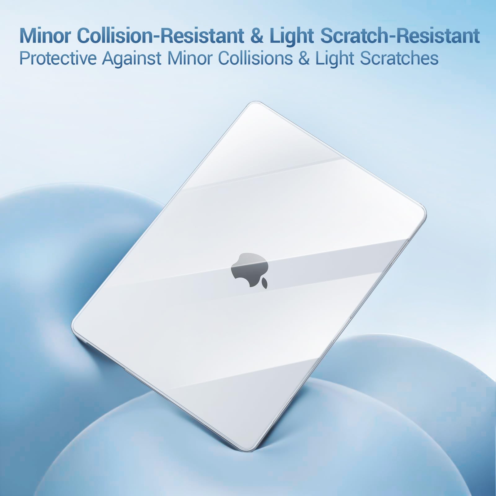 MOSISO Compatible with MacBook Pro 16 inch Case 2026 M5 2025-2021 M4 M3 M2 M1 A3429 A3428 A3403 A3186 A2991 A2780 A2485, Protective Plastic Hard Shell&Keyboard Cover&Type C, Crystal Clear