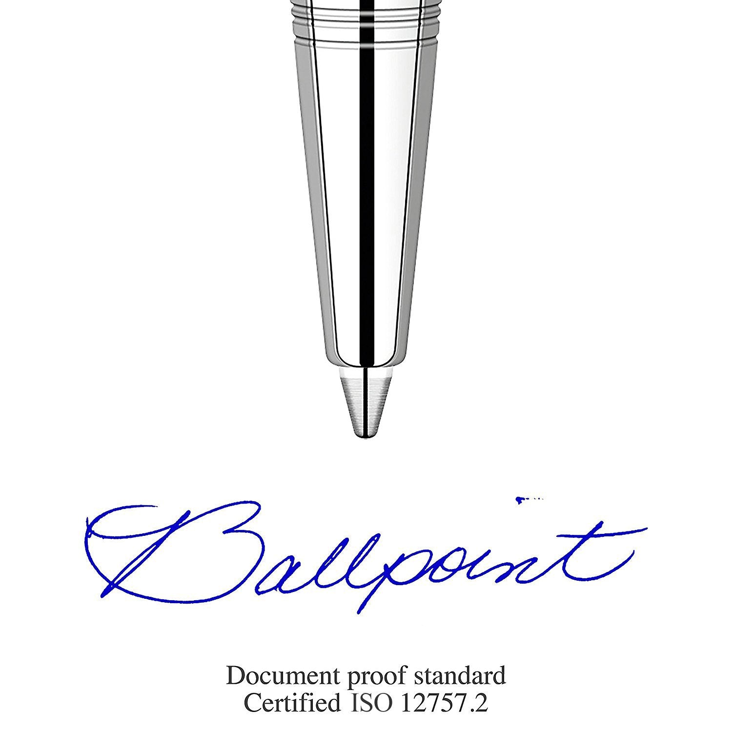 Parker QUINKflow Ballpoint Pen Ink Refills, Fine Tip, Blue, 6 Count Value Pack (2025157)