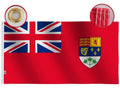 Outdoor/Indoor Old Canada Red Ensign Flag 3X5 Ft Banner Screen Printed 100D Thick Polyester, (1921-1957) Distinctive Canadian Flag 36x60inch