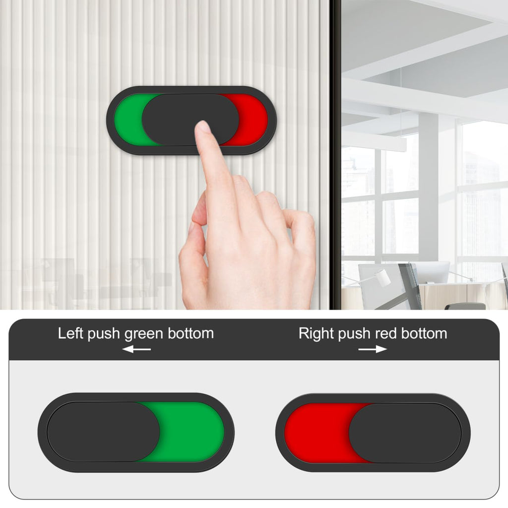 POPETPOP Busy Light Indicator Sign 2Pcs Vacant Occupied Door Signboard for Office Bathroom Hotels - Simple Installation and Practical Design