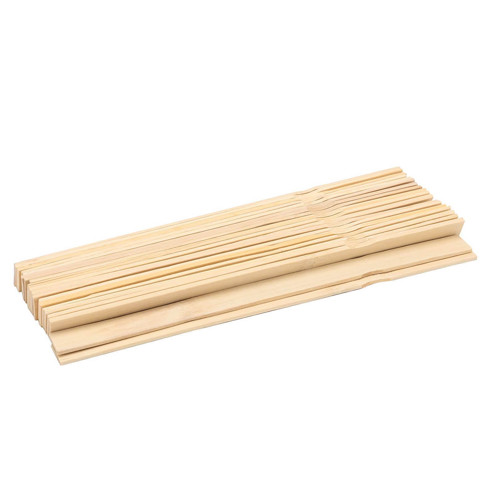 ZOENHOU 200 PCS 14 Inch Paint Sticks, Premium Wooden Paint Stir Waxing Sticks for Crafts Crafting Resin Craft Wood Crafts Paddle Hobby Projects Garden Marker
