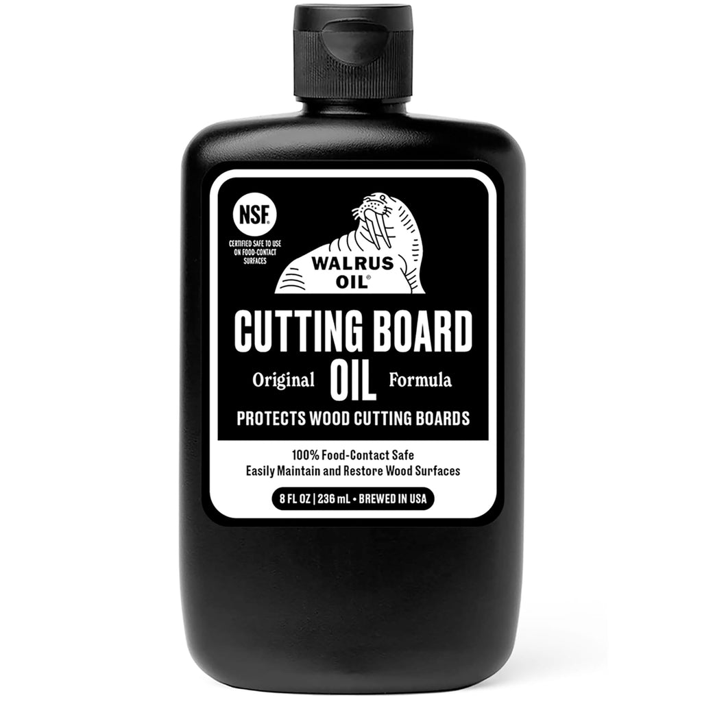 Walrus Oil - Cutting Board Oil and Wood Butcher Block Oil, 8 oz Bottle, FDA Food-Contact Safe