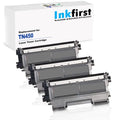 3 High Yield Inkfirst® High Yield Toner Cartridges TN-450 (TN450) Compatible Remanufactured for Brother TN-450 Black HL-2220 HL-2230 HL-2240 HL-2240D HL2270DW HL-2280DW DCP-7060D DCP-7065DN MFC-7360N MFC-7460DN MFC-7860DW
