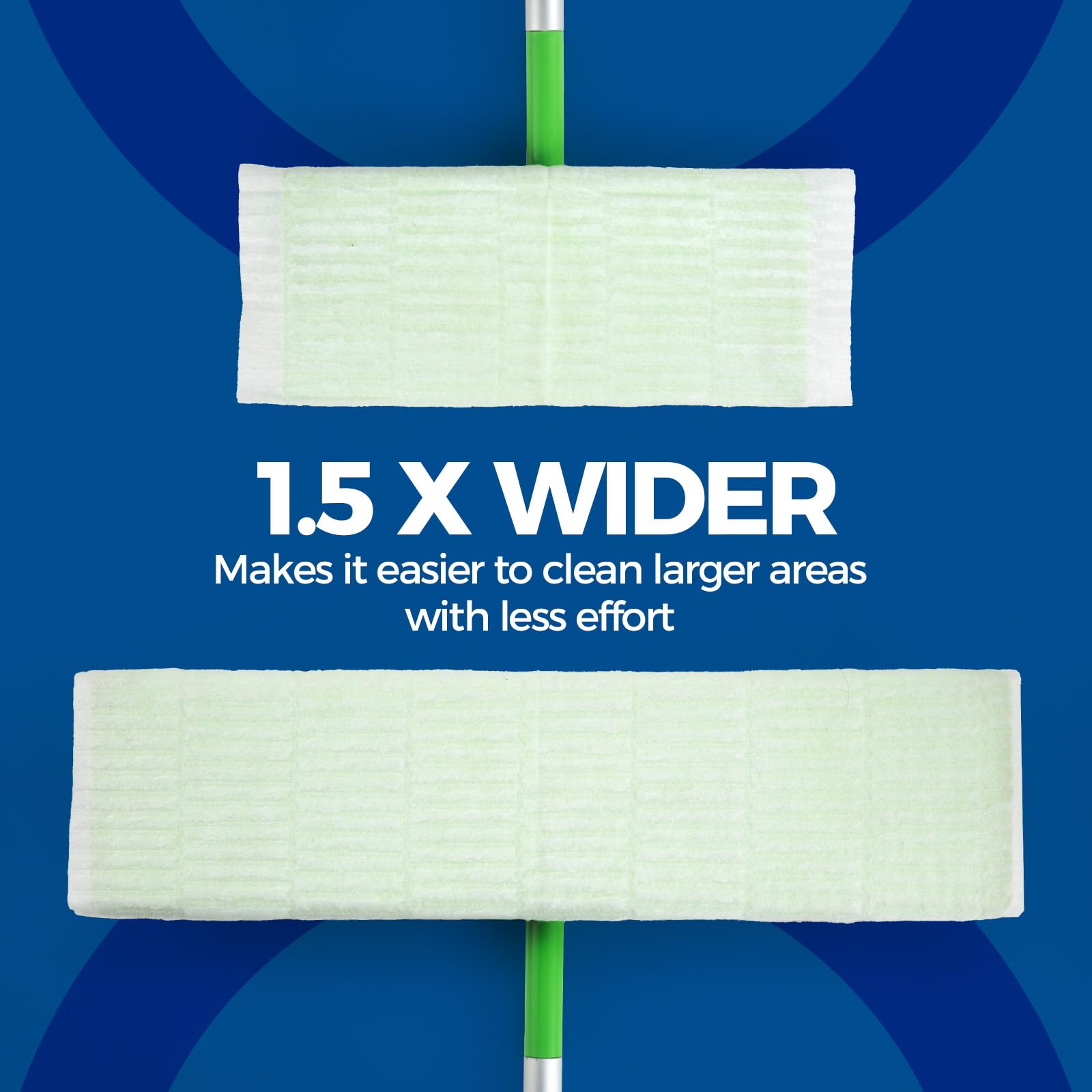 PEACHICHA XL Dust Sweeping Cloths Dry Mop Pads For XL Sweeper Disposable X Large Floor Cleaning Mop Refills, 9.84x17.71 Inch, 40 Count