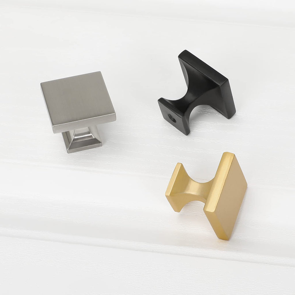 goldenwarm 5 Pack Black Cabinet Knobs Kitchen Drawer Knobs - Cabinet Hardware Black Cupboard Knobs Black Kitchen Cabinet Hardware Matte Black Drawer Knobs Bathroom Drawer Knobs