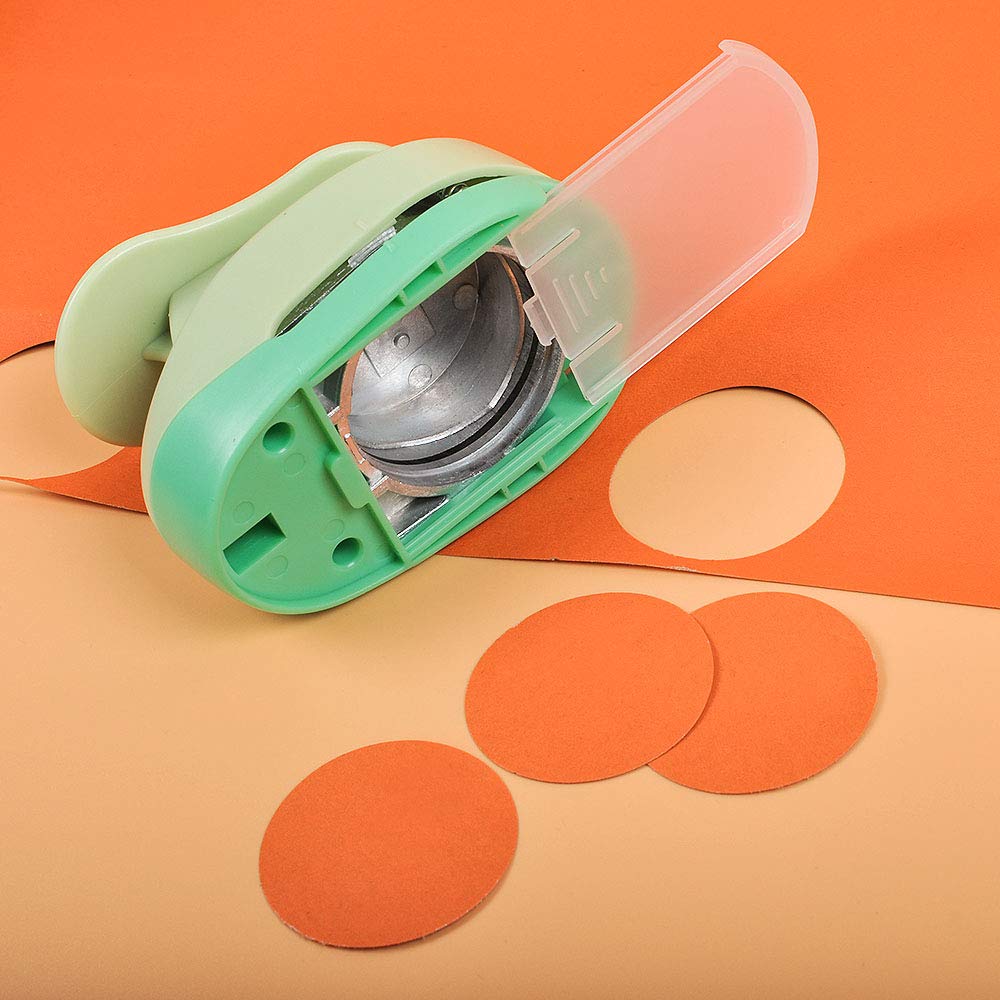 UCEC 2 Inch Paper Punch, Circle Punch, DIY Handmade Craft Hole Punch Shape for Crafting Scrapbooking Cards Arts Fun Projects, Large Hole Puncher